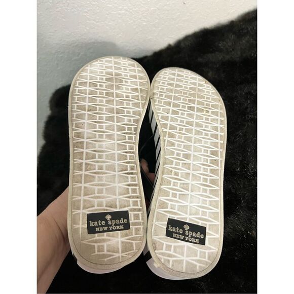 Kate Spade Platform Wedge Sandals flamingo  Summer Beach Vacation Striped Y2K US - Picture 5 of 6